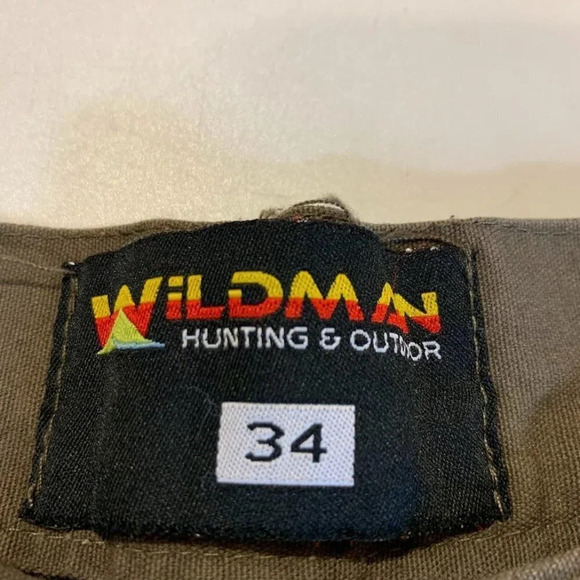 Wildman Hunting & Outdoor Men's Cotton Outdoor Multi Pocket Cargo Pants Size 34 - Picture 7 of 12